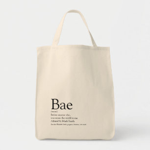 Tote Bag Définition de Bae Petite amie Épouse