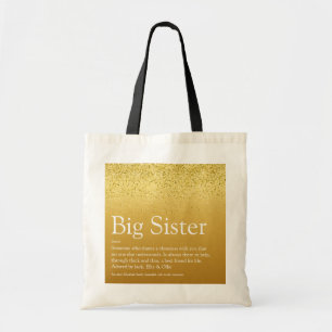 Tote Bag Définition de la Meilleure Sœur au Monde en Paille