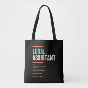Tote Bag Définition de l'assistant juridique