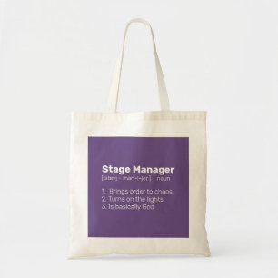 Tote Bag Définition de Stage Manager