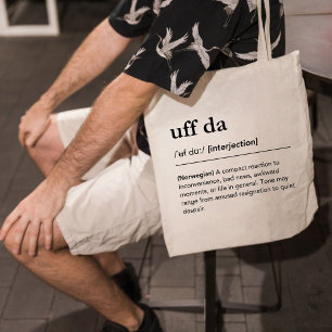 Tote Bag Définition Uff Da Norvège Cadeau norvégien drôle