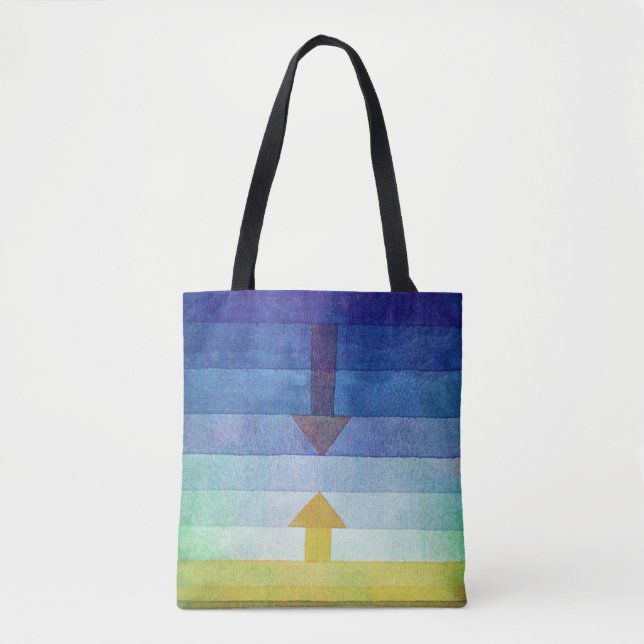 Tote Bag Dégradé avec flèche, Paul Klee (Devant)