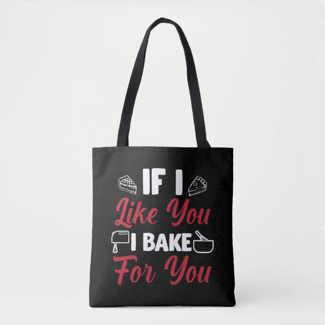 Tote Bag Dégustation de boulangerie amusante Cadeau pour pâ (Devant)