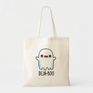 Tote Bag Deja Boo Funny Ghost Pun