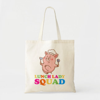 Tote Bag Déjeuner Lady Cafeteria Crew Squad School Déjeuner