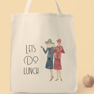 Tote Bag Déjeunons Vintages Dames