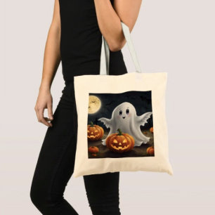 Tote Bag Délice Effrayant : Amusement Fantomatique d'Hallow
