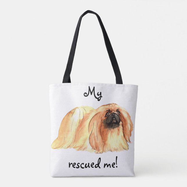 Tote Bag Délivrance Pekingese (Dos)