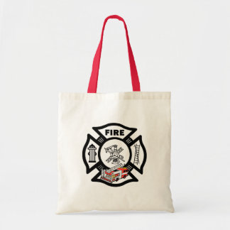 Tote Bag Délivrance rouge de camion de pompiers
