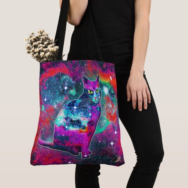 Tote Bag Delta des chats cosmiques (De près)