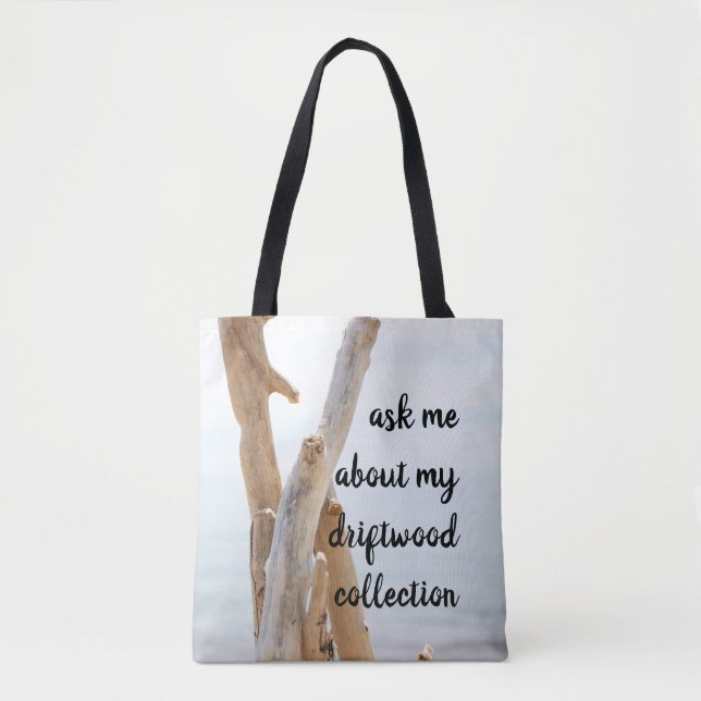 Tote Bag Demandez-moi à propos de ma collection de résineux (Devant)