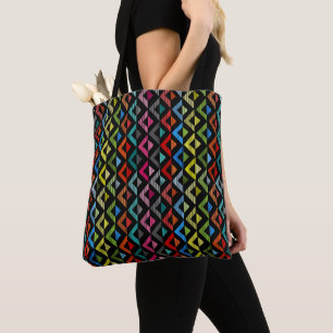Tote Bag Demi-Diamants De Fond