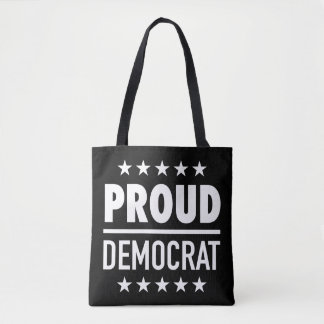 Tote Bag Démocrate fier
