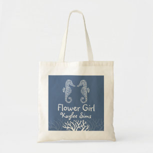 Tote Bag Demoiselle de honneur bleue Fourre-tout