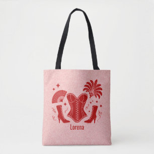 Tote Bag Demoiselle d'honneur de Las Vegas Showgirl Rose +