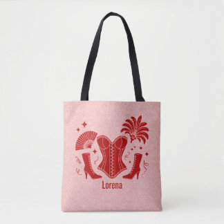 Tote Bag Demoiselle d'honneur de Las Vegas Showgirl Rose +