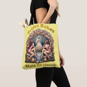 Tote Bag Demoiselle d'Honneur Fierté dans une Thème de Cort