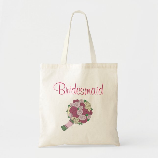 Tote Bag Demoiselle d'honneur fourre-tout (Devant)