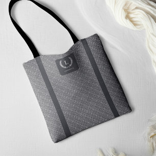Tote Bag Demoiselle d'honneur Monogramme Nom Initial Luxe G