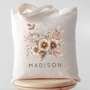 Tote Bag Demoiselle d'honneur Nom de fête de bachelorette