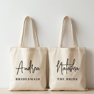Tote Bag Demoiselle d'honneur Réception de mariage person