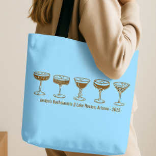 Tote Bag Demoiselles d'honneur Blue Martini Expresso Enterr