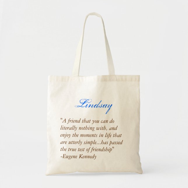 Tote Bag Demoiselles d'honneur fourre-tout - citation 1 (Devant)