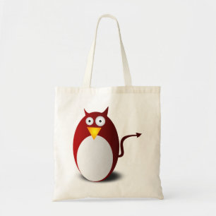 Tote Bag Démon diable de Penguin Linux Tux Ubuntu
