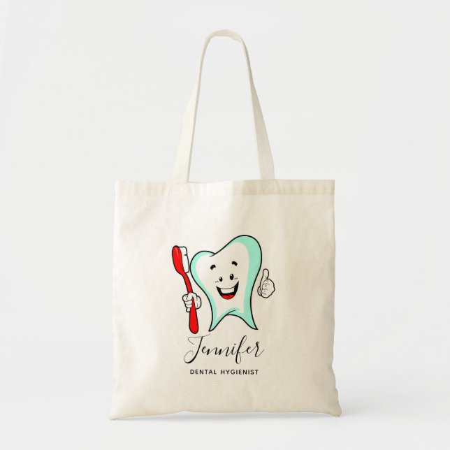 Tote Bag Dental Care Happy Tooth (Devant)