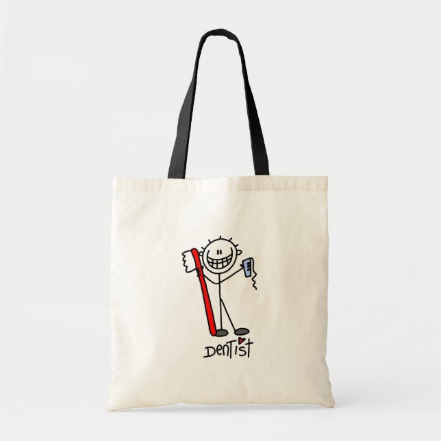 Tote Bag Dentiste de la figure Stick (Devant)