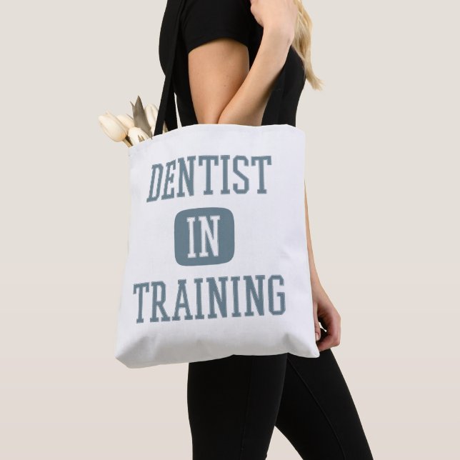 Tote Bag Dentiste en formation Étudiant dentaire (De près)