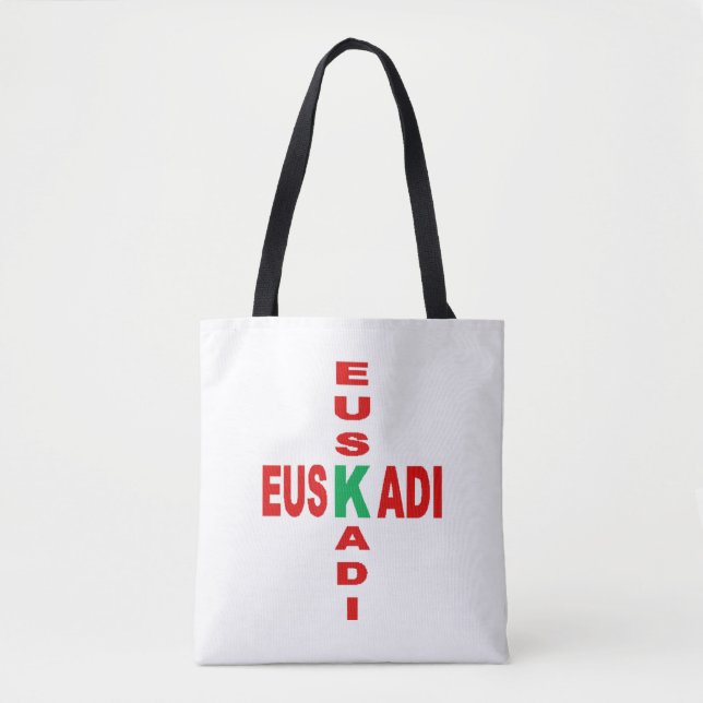 Tote bag d'épaule  DESIGN  EUSKADI (Devant)