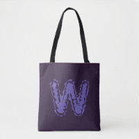 Déplaisant Monogramme violet sur violet