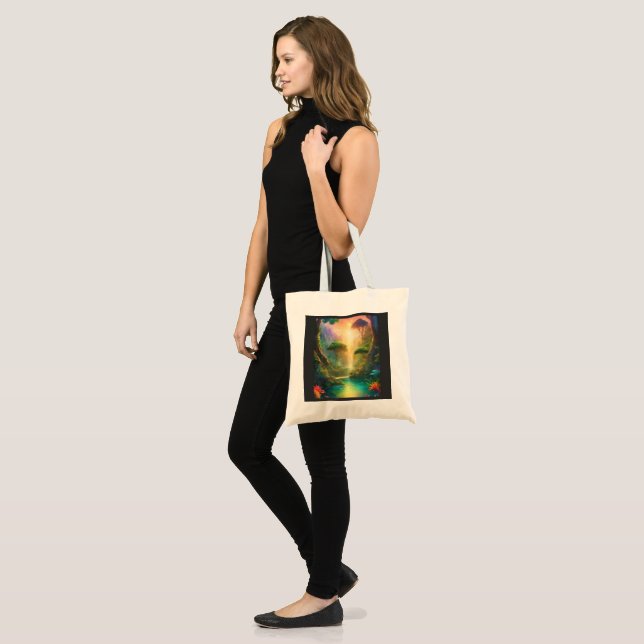 Tote Bag déplier votre univers (Devant (modèle))