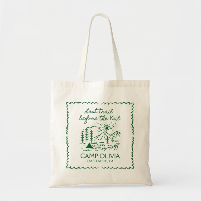 Tote Bag Dernier Sentier Avant La Fête De Bachelorette Du V (Devant)