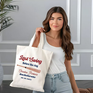 Tote Bag Dernier Swing avant le mariage Baseball  Enterreme