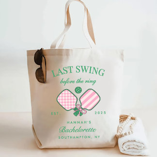 Tote Bag Dernier Swing Avant Le Week-end Pickleball Bach Ri