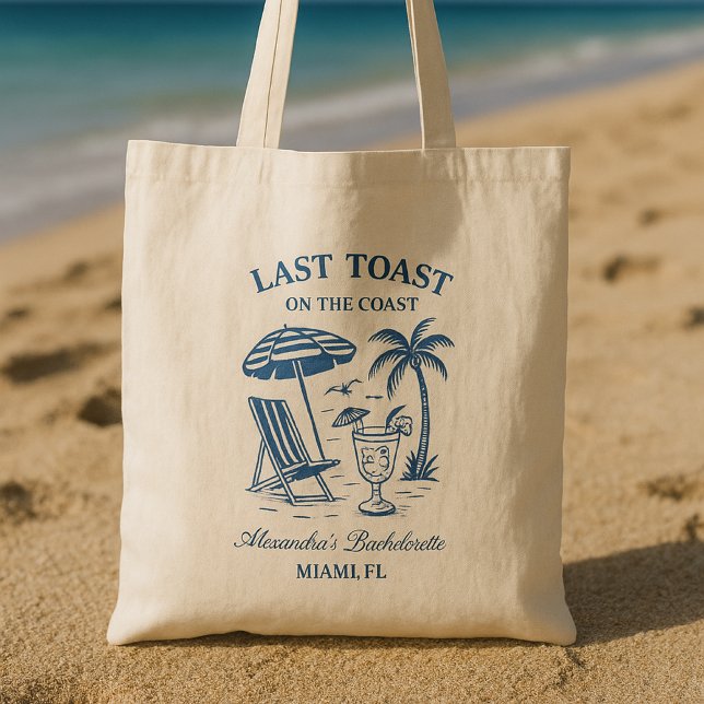 Tote Bag Dernier Toast Marin Bachelorette Weekend (Créateur téléchargé)