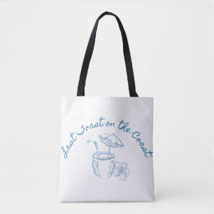 Tote Bag Dernier Toast sur la Côte Design pour Enterrement