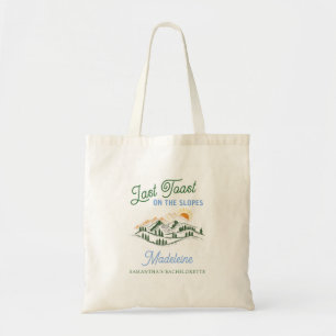 Tote Bag Dernier Toast Sur La Pente Ski Hiver Week-end BACH