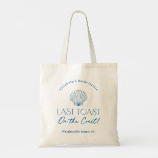 Tote Bag Dernière Toast sur la Côte Coquille Bleue Enterrem