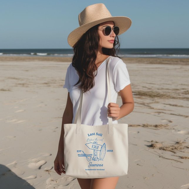 Tote Bag Dernière voile Avant le voile Bachelorette week-en (Créateur téléchargé)