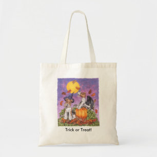 Tote Bag Des bonbons ou un sort Fourre-tout de Fox Terrier