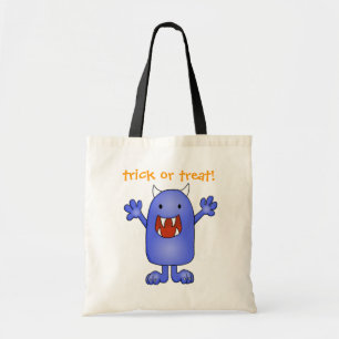 Tote Bag Des bonbons ou un sort heureux de monstre !