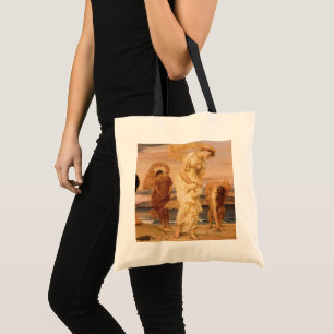 Tote Bag Des Filles Grecques Ramassent Des Galets Par Lord 
