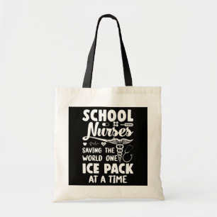 Tote Bag Des Infirmières Sauvons Le Monde Un Pack De Glace 