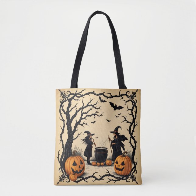Tote Bag Des Sorcières Qui Brassent Une Potion, Des Sorcièr (Devant)