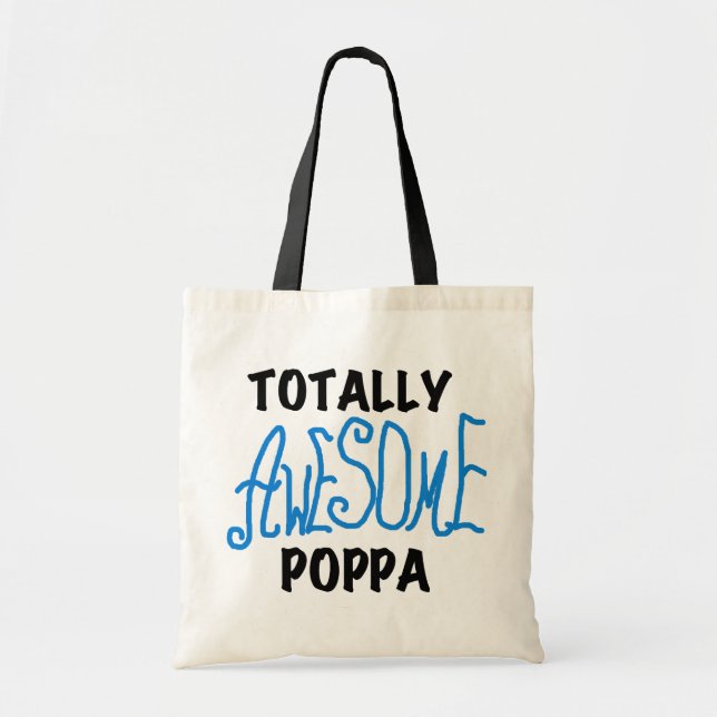Tote Bag Des tee-shirts et cadeaux Poppa absolument géniaux (Devant)