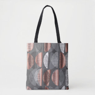 Tote Bag Des vibes du milieu du siècle moderne style motif