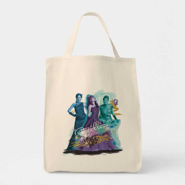 Tote Bag Descendants| Mal, Evie et Uma| Cotillion Couture (Devant)